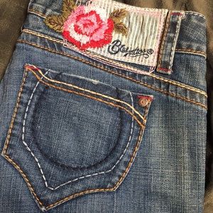 Women's Blue Tattoo Jeans